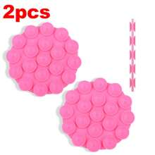 1 Stück/2 Stücke rechteckiger Silikonnapf-Handyhalter einseitig/doppelseitig, 10 Farboptionen, tragbarer & beweglicher Handyhalter, Handyhalterung