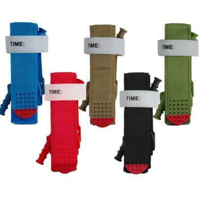 1pcsBlue/Red/Khaki/Black CAT Tourniquet Tactical Military Survival Outdoor Combat  Rotating First Aid Medical Emergency