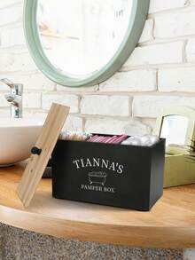 Caja de regalo, caja de regalo para padrinos de boda personalizada y vacía, caja de regalo de madera, caja para padrinos de boda, cajas de regalo de madera, cajas de regalo reempaquetadas, cajas de regalo personalizadas con texto personalizado - Multicolor - Ver 5