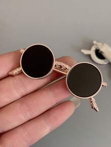 1个太阳镜装饰发夹，趣味独特风格发夹爪夹发卡，发夹，发卡，学生用品，发饰，头部饰品，女士发饰