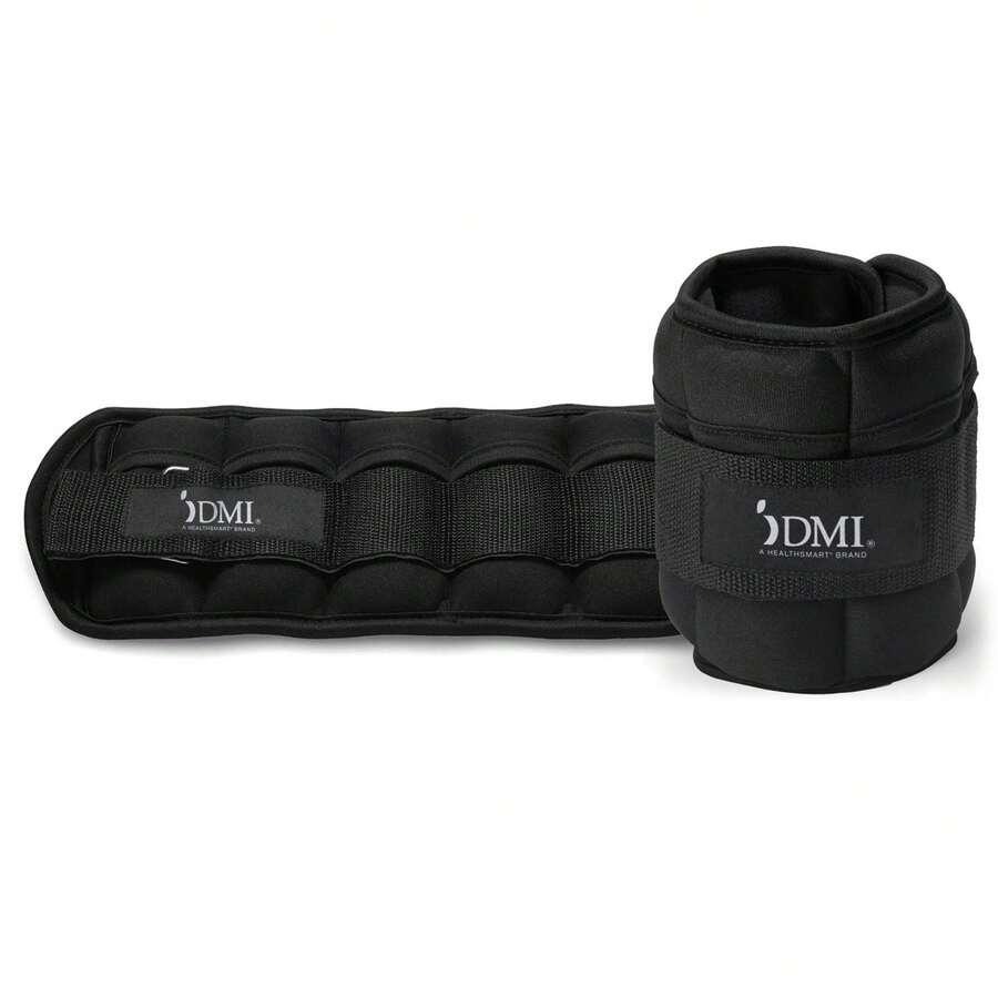 DMI 10lbs Adjustable Length Black Wrist And Ankle Weights 2 Pack - 1 - View 1
