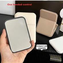 1 Stück süßer Stil Make-up Spiegel, komplett rutschfest und klappbar, hochästhetischer Desktop-Schminkspiegel für Studenten-Wohnheime