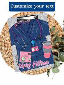 Nurse Scrubs Clipboard,17 Styles,Personalized Nurse Gift, Nurse Appreciation Week Gift, CNA Gifts, Medical Assistant Clipboard, Medical Gift Ideas - Multicolor - View 1