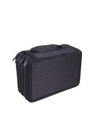 1个4层72格创意铅笔盒，大容量彩色铅笔收纳文具盒，水彩笔、记事本、数字笔、中性笔收纳时尚铅笔盒，送给朋友的礼物，返校季，学习用品，铅笔袋，书包