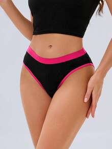 [10pcs Soft Women's Cotton Pants Underwear ] 10pcs Set Of Women's Cotton Pants,Elegant, Fashionable, Soft And Skin Friendly Underwear, Suitable For Daily Commuting, Women'S Underwear - 彩色 - 查看 4
