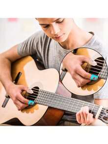 40 miếng bảo vệ đầu ngón tay đàn guitar bằng silicon bảo vệ ngón tay chống trượt, nắp bảo vệ ngón tay cho nhạc cụ dây đàn guitar, đàn mandolin, đàn bass, đếm, may, 5 kích cỡ, đàn guitar, đàn guitar bass, đàn guitar điện - Nhiều màu - Xem 3