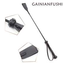 1 件 PU 皮革马鞭，柔软马术鞭，带防滑编织手柄和腕带，马术训练配件