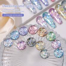 XEIJAYI XEJAYI 15ml 凝胶指甲油，UV LED 可卸甲胶，半永久，DIY 沙龙级美甲凝胶，适合春夏 - 銀色 - 查看 8