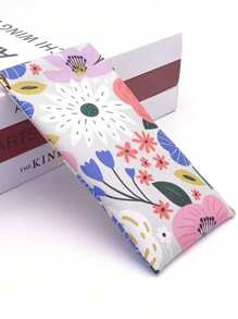 Squeezed Top Sunglasses Case Bohemian, Soft Leather Glasses Case Portable Sunglasses Bag