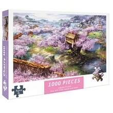 1000pcs Adult Landscape Jigsaw Puzzle Large Circular Puzzle Toys Exercise Your Brain! - Multicolor - View 6