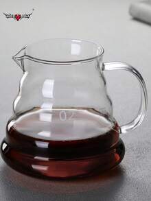 大容量玻璃咖啡壶，带刻度，滴滤式咖啡壶，玻璃壶身，适用于咖啡、饮料、茶 - 彩色 - 查看 15