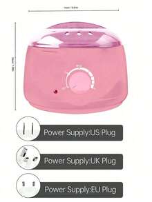 Wax Heater Depilation Machine, Suitable For Hands, Feet, Body SPA Hair Removal, Includes Wax Pot, Wax Beans And Wooden Sticks - View 2