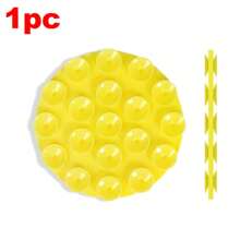 1 Stück/2 Stücke rechteckiger Silikonnapf-Handyhalter einseitig/doppelseitig, 10 Farboptionen, tragbarer & beweglicher Handyhalter, Handyhalterung