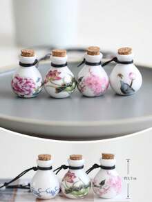 景德镇手工陶瓷香水瓶、精油瓶、项链