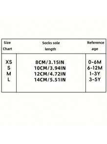 3双婴儿中筒袜，薄款，带荷叶边，适合儿童，春秋季 - 彩色 - 查看 6