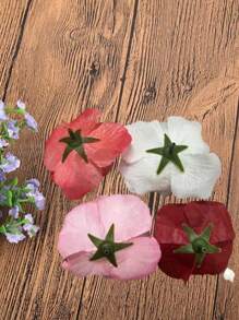 Künstliche Haarblumen, Hochzeitsdekoration, künstliche Blumenornamente, Armblüten, Corsagen, Strohhut Accessoires
