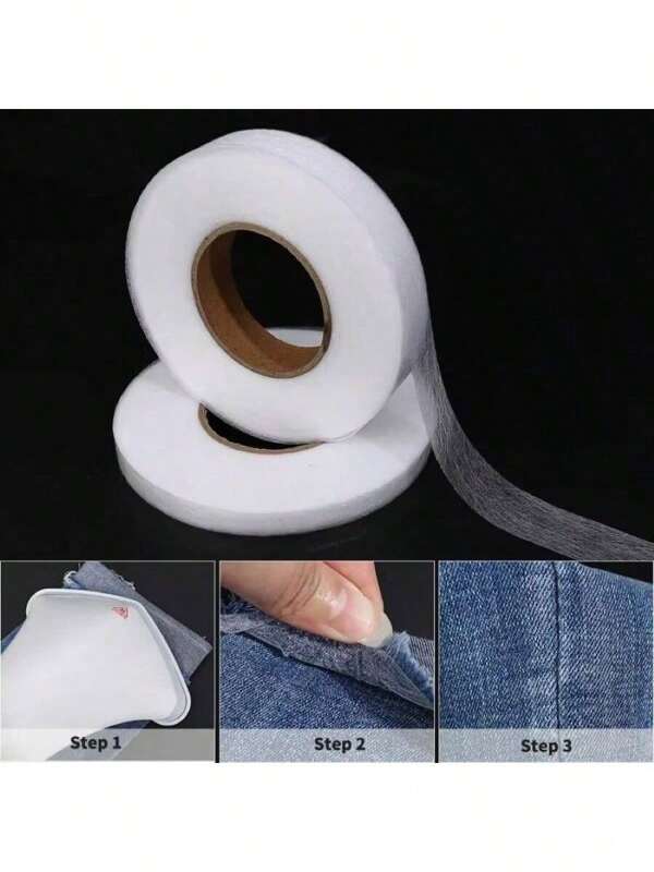 60M Cinta adhesiva para bajar el dobladillo de los pantalones, cinta para acortar la longitud de la ropa, accesorios de costura para el hogar