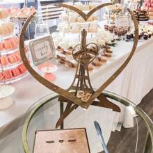 Wooden Wedding/Party Check-In Desk, Signature Table Decor Crafts