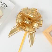 Hand Pull Bow, Gift Wrap Bow, Party Birthday Gift Wedding Ribbon Bow For Boxes Or Floral Decorations, Gift Holiday Decorations, Car Chair Decorations, Large Bow, Red Gift Bow, Fabulous Butterfly Flower Decorations For The Wedding Season, Easter Gift, Party, Birthday Gift, Wedding Ribbon Bow For Boxes Or Floral Decorations, Anniversary Gift Decoration