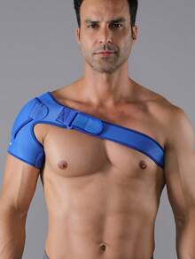 VBOSI Adjustable Unisex Breathable Shoulder Support Brace With Hook And Loop Strap, For Stabilizing And Supporting Shoulder And Arm, Suitable For Gym Accessories - Multicolor - View 7