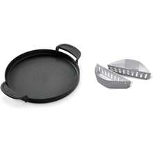 7421 Plancha de Hierro Forjado Porcelanizado, diámetro 30.5 - Negro - Ver 2