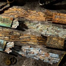 Tomato-jam Girl 1盒100张复古锈迹风格英文贴纸，个性化DIY拼贴卡片材料，美学剪贴簿手工艺术垃圾日记标签装饰笔记本办公及学习用品 - 1盒 - 查看 12