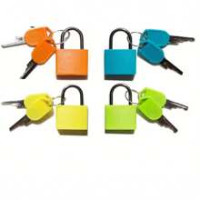 1pc,Padlock Small Padlock With Key For Luggage Lock, Backpack, Gym Locker Lock, Suitcase Lock, Classroom Matching Game And More