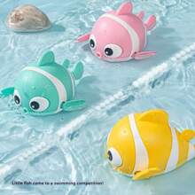 Brinquedos de banho para crianças, Bebê brincando na água, Peixe-palhaço dando corda, Animais nadadores, Brinquedos aquáticos para banheiro, Brinquedos interativos, Presentes de aniversário perfeitos, Presentes de feriado, Presentes de Natal, Brinquedos de presente, Brinquedos de costura, Brinquedos de viagem, Brinquedos inquietos para sala de aula, Mini brinquedos de banho, Papelaria de Natal, Bola antiestresse