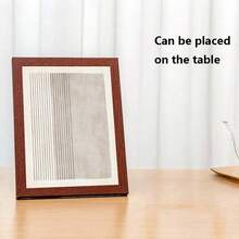 2pcs Abstract Beige And Grey Line Art Canvas Paintings, Wall Art Home Decor, Can Be Framed - Red and White - View 6