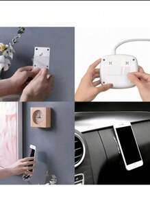 1 pièce Boîte de rangement multifonctionnelle pour télécommandes - Fournitures de bureau, cosmétiques, conteneur de rangement pour câbles de charge