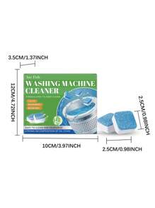 Washing Machine Cleaning Tablets, Washing Machine Descaling Cleaner, Effervescent Tablets For Deep Cleaning, Deodorizing And Heavy Duty Stain Removal
