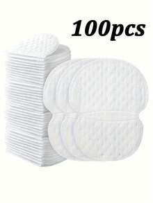 100pcs Sports Sweat Patch Ultra-Thin Breathable Invisible Sweat Pads, Unisex Disposable Underarm Pads, Comfortable Odorless Sweat Free Underarm Protection Sweat Pads, Anti Sweatshirt Stickers (5.1 * 3.5 Inches) - Picture Color - View 13