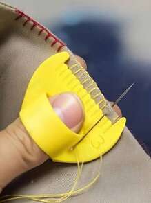 1pc/2pcs Easy Stitching Tool - Durable Plastic Edge Sewing Lockranding Tool For Beginners & Seniors, 4mm & 3mm Spacing, Perfect For DIY Hand Sewing Projects, Sewing Accessory | Ergonomic Design | Smooth Surface