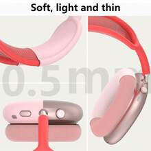 粘液硅胶保护套适用于 Airpods Max 耳机，防刮耳垫保护套/耳罩套/头带套适用于 Airpods Max，配件柔软硅胶皮肤保护套适用于 Apple AirPods Max - 彩色 - 查看 7