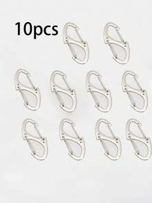 1/5/10pcs Backpack Zipper Lock Set For Men And Women Easy-Pull Buckle Anti-Theft Zipper Clip - Keep The Zipper Closed - Backpack Buckle With Two Spring Buckles For Luggage Suitcase Handbags Keys Purse DIY Accessories Travel Essentials Multi-Functional S Buckle Hook For Travel Camping Outdoor Beach Summer Vacation Back To School Travel Accessories Travel Must Haves Holiday School Accessories Supplies Stuff Back To School Supplies - Multicolor - View 12