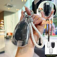 1 Pc TPU Car Smart Key Case Cover, Fit For Trumpchi GAC 2021 Empow J11 J12 J13 J14 J15 J16 GS8 GS3 Accessories - Transparent Series - View 2