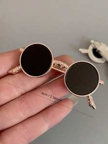 1个太阳镜装饰发夹，趣味独特风格发夹爪夹发卡，发夹，发卡，学生用品，发饰，头部饰品，女士发饰