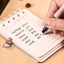 1/3/6/12pcs Coffee Theme Quick-Drying Liquid Ink Ballpoint Pens, Smudge-Free Soft Touch, Suitable For Note-Taking, Drawing, School & Office Supplies, Random Color & Style - Multicolor - View 11