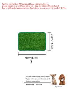 Waterproof & Leakproof Puppy Training Pad | Artificial Grass Pet Toilet Mat | Indoor/Outdoor Decorative Synthetic Turf Accessory - Multicolor - View 15
