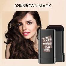 (Barra de tinte de cabello temporal de 20g) Barra de tinte de cabello temporal para adultos, cobertura duradera para cabello seco, fácil de aplicar y quitar, barra de tinte para cabello y barba de 20g para cubrir canas de emergencia, contiene esqualano - Marrón oscuro - Ver 3