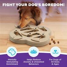 2026  Dog Brick – Interactive Treat Puzzle Enrichment Toy, Level 2 Intermediate - 狗狗躲貓貓滑梯(棕褐色) - 查看 2