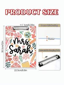 Personalized Teacher Gifts, Custom Acrylic Clipboard With Teacher Name, Elements Teacher Clipboard, Back To School Teacher Appreciation Gift,School Supplies