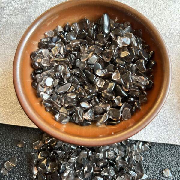 50g/200g Schegge di ossidiana naturale, adatta per la decorazione domestica, il fai da te, gli acquari, il riempimento di vasi