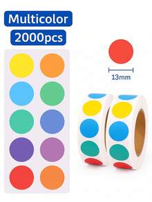 1000 miếng dán chấm tròn 1/2 inch, nhãn mã hóa màu, nhãn dán mã hóa nhiều màu để phân loại tệp, đánh dấu các điểm chính, tô màu, lớp học của học sinh, văn phòng, tổ chức, ý tưởng quà tặng Giáng sinh, đồ trang trí nhà ngày lễ (1 cuộn = 1000 miếng), lớp học, nhãn dán chấm, cuộn nhãn dán, cuộn tô màu, giấy dán, nhãn dán chấm trắng, nhãn dán nhỏ, nhãn dán chấm trắng, nhãn dán chấm đỏ - nhiều màu - Xem 33
