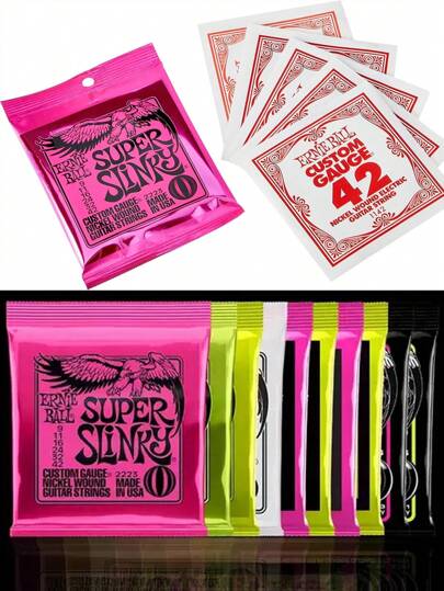 Juego de cuerdas y púas para guitarra eléctrica Ernie Ball Regular Slinky Nickel Wound - Varios modelos