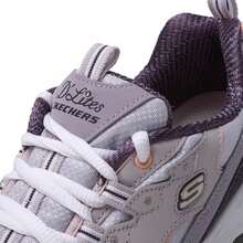 Skechers 女士休闲鞋 D'LITES 1.0 时尚系带运动鞋，轻便舒适运动运动鞋 13143-LAV - 薰衣草色 - 查看 8