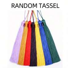 2 件皇冠设计书签、创意文具、阅读辅助书签、学校用品、礼物、带 2 个随机颜色流苏学校用品、返校 - 彩色 - 查看 6