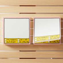 3pc Humorous Head Top-Up Paste Humorous Notebook Sticky Memo Notes Suitable For School, Office, Household Items, Students, Teachers, Gifts