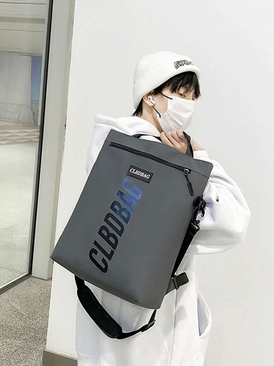 休闲背包 挎包 背包 旅行背包 行李袋 防水 大容量 超大 功能性 大容量 超大 携带 假日 旅行必备 运动 健身 学校 尼龙 商务休闲 图案 前拉链 圣诞礼物 男士 男士礼物 返校用品 学校用品 - 灰色 - 查看 1