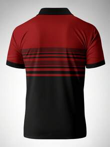 男士商务休闲短袖 Polo 衫 - 彩色 - 查看 2